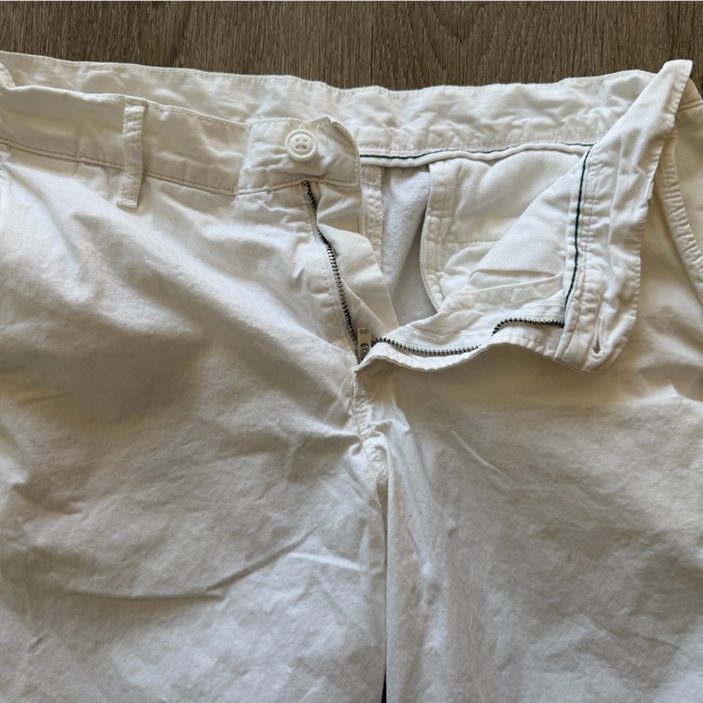 Lacoste White Chino Shorts Mens 30 Cotton Twill Classic Fit Preppy - Picture 11 of 11